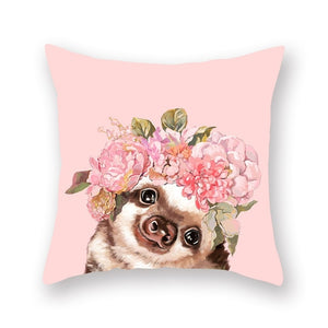 Cute Animal Painting Pillowcase