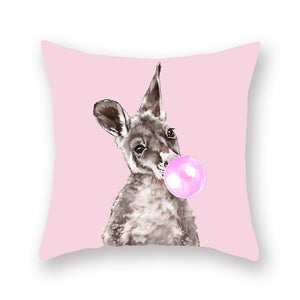 Cute Animal Painting Pillowcase