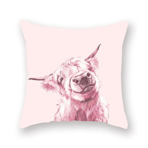 Cute Animal Painting Pillowcase