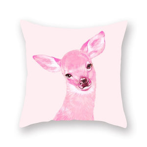 Cute Animal Painting Pillowcase