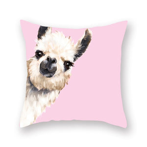 Cute Animal Painting Pillowcase