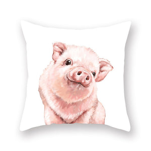 Cute Animal Painting Pillowcase